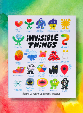 【现货】看不见的事物 纽约时报Mac Barnett荐书Invisible Things英文进口原版儿童绘本图书3-6岁Andy J. Pizza  Sophie Miller自