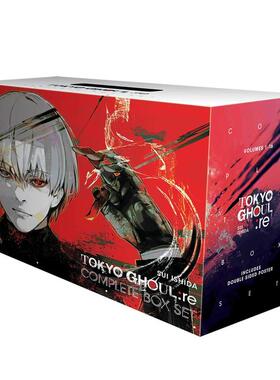 【预售】Tokyo Ghoul：re Complete Box Set: Includes vols. 1-16 with premium英文进口原版漫画外文图书