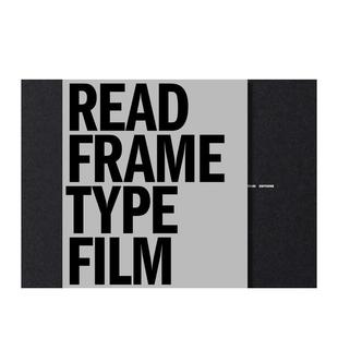 图书Catherine Smet 书写 Type Film英文进口原版 Frame 阅读帧间文字：银幕上 Read 艺术画册画集正版 预售