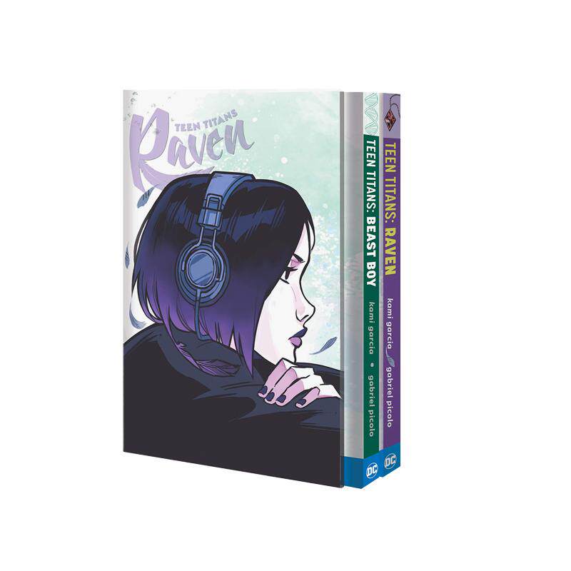 【现货】少年泰坦:乌鸦和野兽小子以及他们俩相爱的故事 盒装3册 Teen Titans: Raven, Beast Boy 英文进口原版儿童漫画
