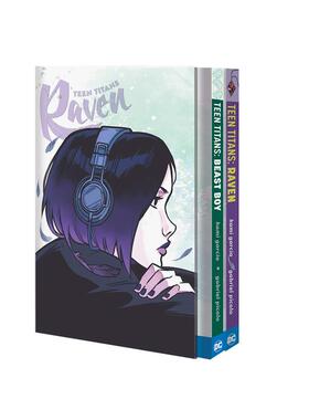 【预售】少年泰坦：乌鸦和野兽小子以及他们俩相爱的故事 盒装3册 Teen Titans: Raven， Beast Boy 英文进口原版儿童漫画