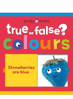 【预售】【是真是假？】色彩大挑战Colours  【True or False?】英文进口原版儿童启蒙图书Priddy Books