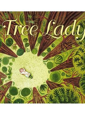 【现货】《树夫人》:一个爱树的女人如何永远改变一座城市的真实故事The Tree Lady英文进口原版儿童绘本图书H Joseph Hopkins?百