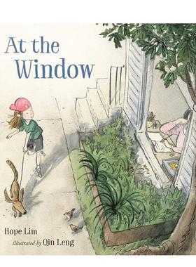 【现货】【多伦多获奖插画师Qin Leng(冷沁)】窗前At the Window 英文进口原版儿童绘本图书 跨世代友谊Hope Lim Qin Leng外文正版