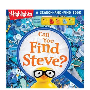 Can 你能找到史蒂夫吗 You Find 儿童绘本图书HIGHLIGHTS外文 Steve?英文进口原版 预售