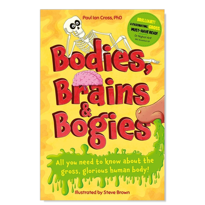 【预售】【2023青年图书奖终选名单】身体、大脑和机器人 Bodies, Brains and Bogies英文儿童绘本原版图书外版进口书籍Paul Ian