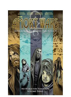 【预售】阿莫里战争：明日无界 卷3The Amory Wars: No World for Tomorrow Vol. 3英文漫画进口原版图书籍Claudio Sanchez  Chon