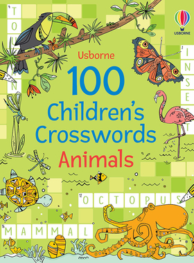 【现货】【翰德图书】100 Children’s Crosswords: Animals，100个儿童填字游戏：动物 英文原版图书籍进口正版 儿童趣味绘本