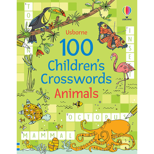 【现货】【翰德图书】100 Children’s Crosswords: Animals，100个儿童填字游戏：动物 英文原版图书籍进口正版 儿童趣味绘本