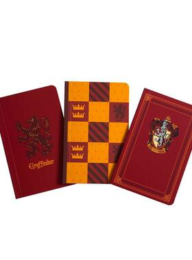 【预售】哈利·波特：格兰芬多 口袋笔记本（三本套装） HARRY POTTER 英文原版笔记本NotebookInsight Editions