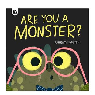 1英文儿童图书籍进口原版 你是怪兽吗？ Monster Scary Are Volume Happy Monster? Your You 6岁 Yak3 Friend 预售