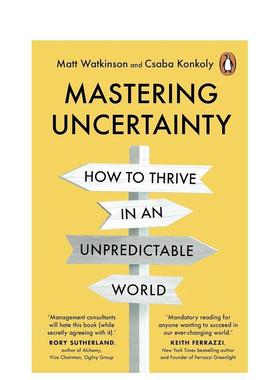 【预售】掌控不确定性 Mastering Uncertainty 英文进口原版商业行销图书Watkinson  Matt  Konkoly  Csaba