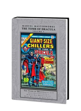 【预售】漫威大师作品：德古拉之墓 卷3 MARVEL MASTERWORKS: THE TOMB OF DRACULA VOL. 3 英文漫画 外文进口原版图书籍Marvel