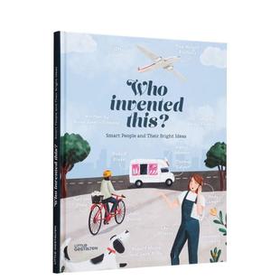 ？Who Tho 6岁职业认知Becky Their 现货 这是谁发明 Bright This?：Smart Invented 儿童图书3 People Ideas英文进口原版 and