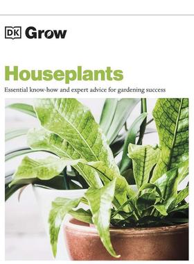 【预售】【DK Grow】Houseplants【DK种植系列】家居植物 英文原版图书籍进口正版 生活