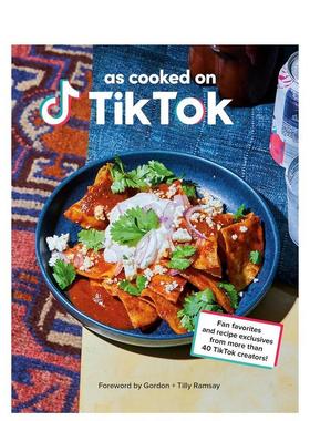 【现货】As Cooked on TikTok，抖音菜谱 英文原版图书籍进口正版 餐饮 Clarkson Potter