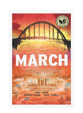 【预售】游行三部曲套装March (Trilogy Slipcase Set) 英文漫画 外文进口原版图书籍IDW Publishing