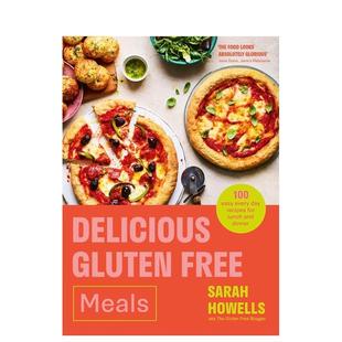 100 Free 预售 无麸餐食： recipes 餐饮美食图书 day 道简单食谱Delicious 美味 easy Meals Gluten 英文进口原版 every