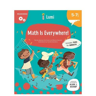 【预售】数学无处不在：逻辑思维培养 Math is Everywhere: Reasoning英文进口原版儿童绘本图书Agnese Del Zozzo