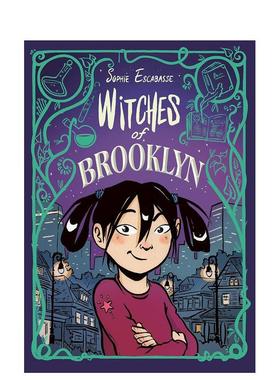 【预售】布鲁克林的女巫Witches Of Brooklyn英文进口原版章节书儿童图书籍6-9岁Escabasse  Sophie