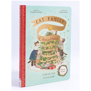 【现货】Cat Family Christmas【翻翻书】猫猫家族的节庆假期 精装绘本 英文原版图书籍进口正版 Jenny Pearson 儿童趣味