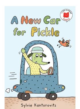 【预售】【我爱看漫画】泡菜的新车A New Car For Pickle【I Like to Read Comics】英文进口原版儿童漫画图书3-6岁KANTOROVITZ