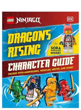 【预售】乐高忍者龙崛起角色指南LEGO Ninjago Dragons Rising Character Guide英文儿童图书籍进口原版DK Children6-9岁