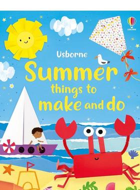 【预售】夏天要做的事情Summer Things to Make and Do英文进口原版图书儿童绘本 Kate Nolan  Manola Caprini3-6岁