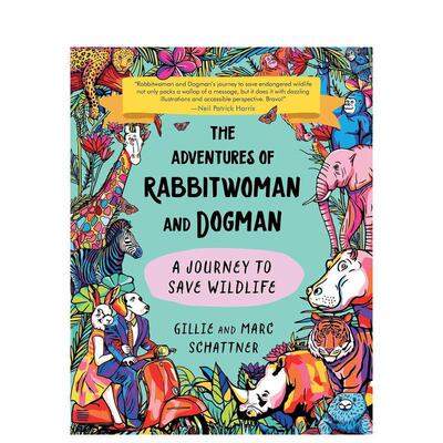 【预售】兔女郎与狗男历险记 Adventures Of Rabbitwoman And Dogman 英文进口原版儿童图书6-9岁Gillie Schattner外文正版