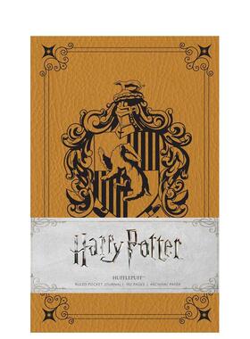 【预售】哈利·波特赫奇帕奇口袋手账本 HARRY POTTER: HUFFLEPUFF RULED POCKET JOURNAL 英文原版笔记本NotebookInsight Editio