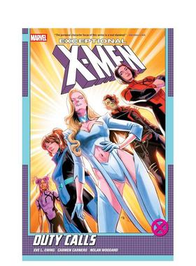 【预售】非凡X战警 卷1：使命召唤 by伊芙·L·尤因Exceptional X-Men by Eve L. Ewing Vol. 1: Duty Calls英文漫画进口原版图书
