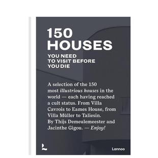 series Need 预售 150 英文原版 图书 Die Houses 150个必看建筑 Visit You 进口外版 Before