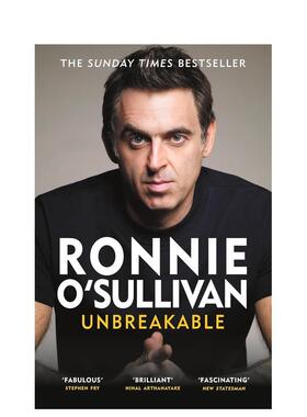 【预售】无懈可击 奥沙利文自传 Unbreakable 斯诺克运动员 英文进口原版文学传记图书籍图书Ronnie O'Sullivan外文正版