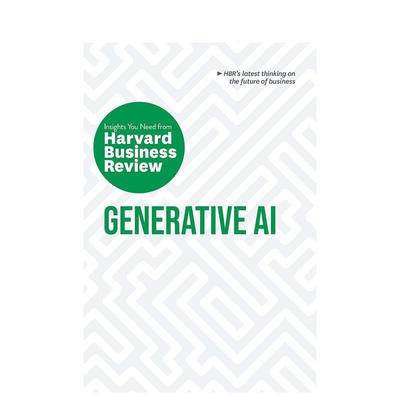 【预售】生成式人工智能：《哈佛商业评论》见解 Generative Ai英文进口原版图书籍正版社会科学图书Harvard Business Review