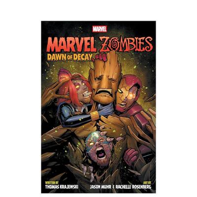【预售】丧尸英雄：腐烂黎明 Marvel Zombies: Dawn of Decay 英文进口原版漫画外文图书 艾美奖获奖作家Thomas Krajewski Jason