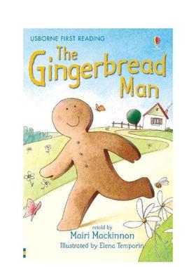 【现货】姜饼人ER The Gingerbread Man英文进口原版儿童图书3-6岁分阶读物Mackinnon  Mairi