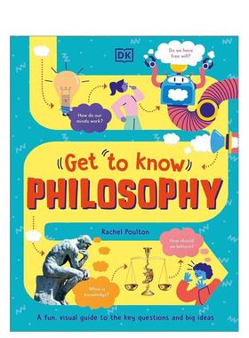 【现货】逐步了解：哲学【Get to Know】Philosophy英文进口原版儿童绘本图书Rachel Poulton百科