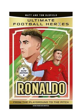 【预售】C罗（精英版）含收藏卡赠有声书 Ronaldo Elite Edition 英文进口原版儿童漫画图书Matt Oldfield Ltd