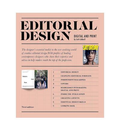 【预售】编辑设计（第三版）：数字与印刷 Editorial Design Third Edition: Digital and Print 英文进口原版版式色彩设计图书Ca