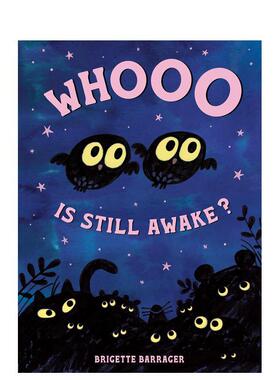 【预售】还有谁没睡呀？ Whooo Is Still Awake?英文进口原版儿童绘本图书Brigette Barrager