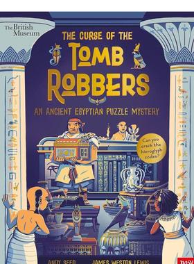 【预售】大英博物馆： 盗墓者的诅咒（古埃及谜题之谜）British Museum: The Curse of the Tomb Robbers英文进口原版儿童绘本图书