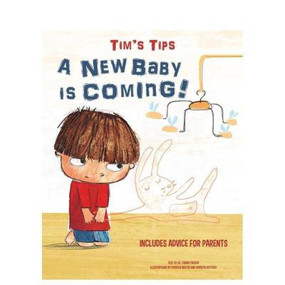 【预售】新生宝宝驾到：新手父母救援指南 A New Baby is Coming! :SOS Parents英文进口原版儿童绘本图书Chiara Piroddi