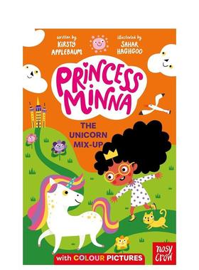 【预售】米娜公主：独角兽大混战 【Princess Minna】The Unicorn Mix-Up 英文进口原版儿童章节书Kirsty Applebaum Sahar Haghgo