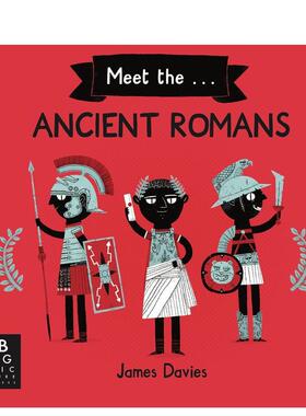 【现货】认识古罗马人【Meet the...】 Ancient Romans英文进口原版儿童图书青少年读物James Davies3-6岁