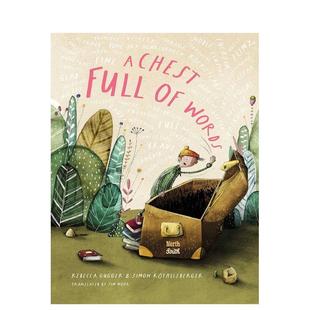 现货 Chest Words英文进口原版 GuggerSimon 满词汇 6岁启蒙Rebecca 装 R?thlisberger 箱子A 儿童图书3 Full