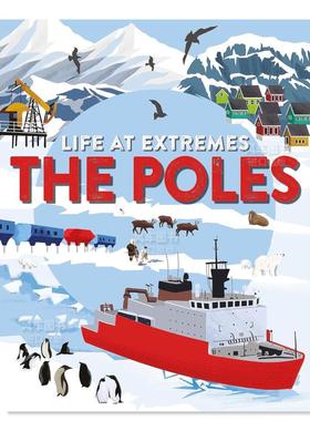 【现货】极地生活:极地 Life at Extremes: The Poles 英文儿童绘本原版图书外版进口书籍 Josy Bloggs动物/生态/环保