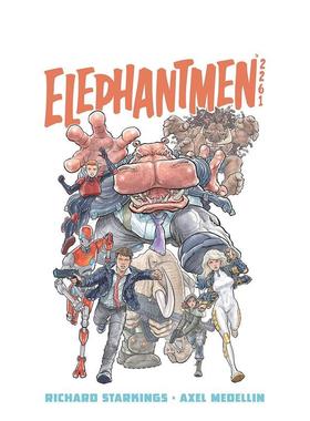 【预售】象人2261 卷1 Elephantmen 2261 Volume 1 英文漫画进口原版外文图书籍Richard Starkings外文正版