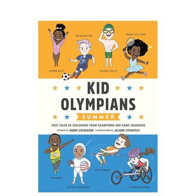 【现货】【名人童年故事】奥林匹克运动员们：夏 【Kid Legends】Kid Olympians: Summer 英文进口原版青少年读物