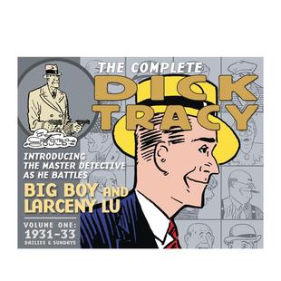 Dick The 英文原版 预售 Tracy 漫画书 狄克·屈莱西 至尊神探 1931 Complete Vol. 1933 卷1