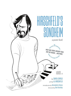 【现货】赫希菲尔德的桑德海姆：海报艺术集 Hirschfeld's Sondheim: A Poster Book 英文进口原版艺术插画原画设定集 可拆下装裱